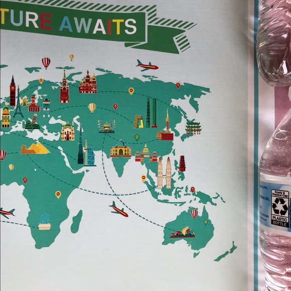 Adventure Awaits World Print Poster - Picture 4 of 8